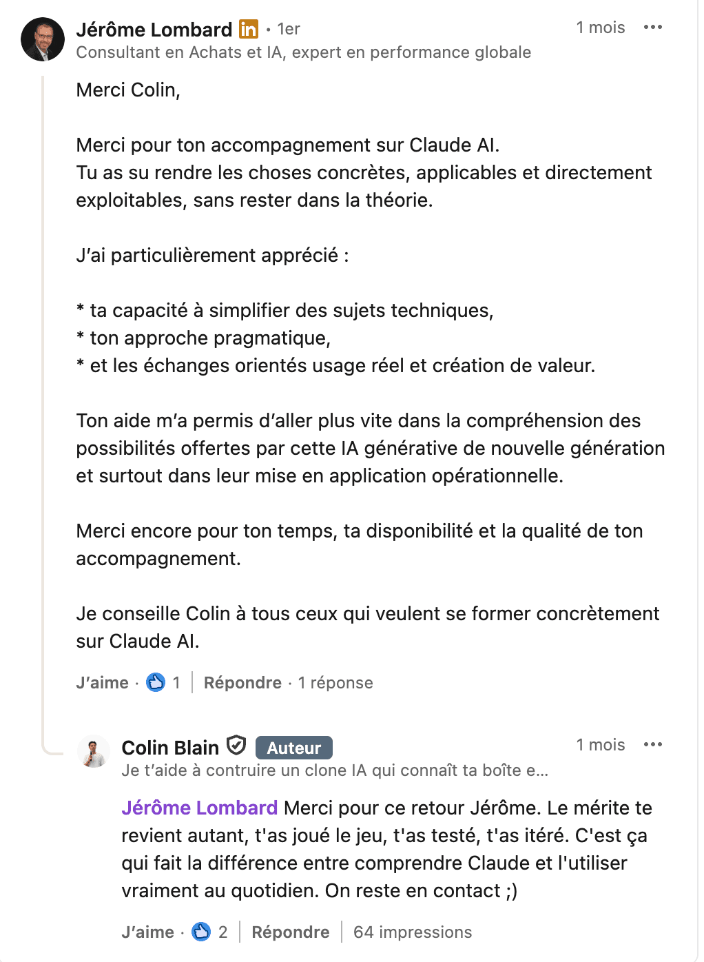 Retour de Jérôme