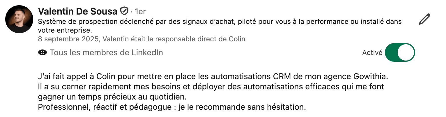 Retour de Valentin